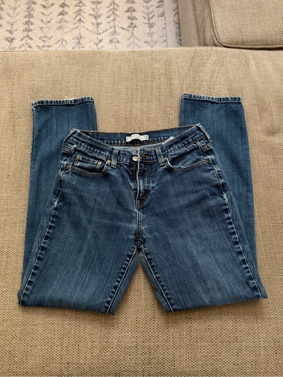 Levi's Denim - Levi's 505 Straight-Leg Women's Jeans in Denim Blue